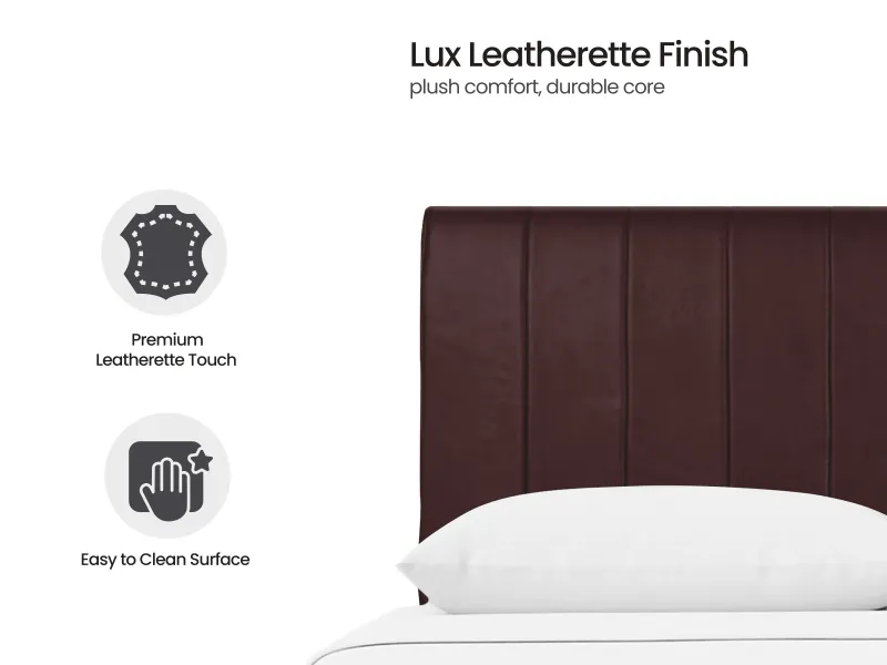 Regal Queen Hydraulic Storage Bed Bed in Chocolate Leatherite